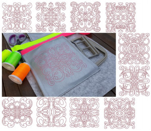 Stickserie - Qulit Blocks Tangled Lines